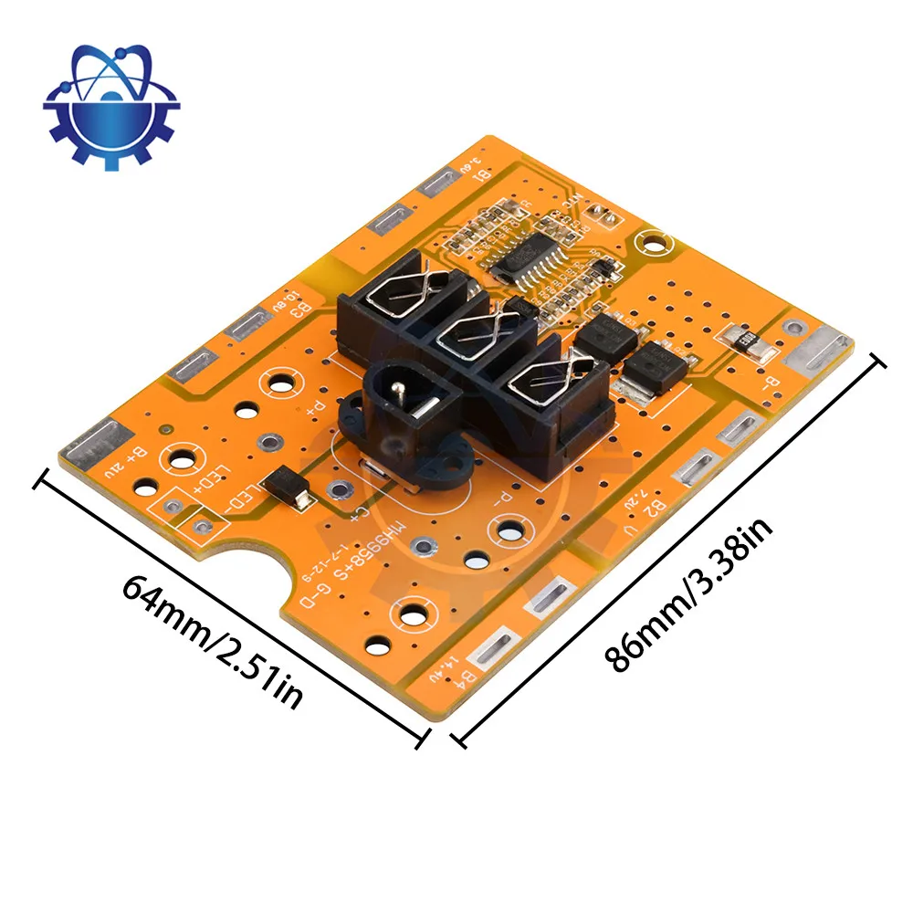 BMS 5S 21V 18650 Li-ion Lithium Battery Protection Circuit Charging Board PCB Lithium Battery Charger Protection Board