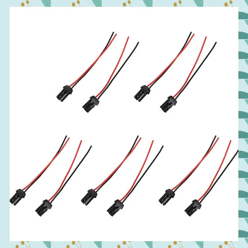 

A71P T10 W5W Auto Light Bulb Socket Lamp Holder Connector Extension X 10