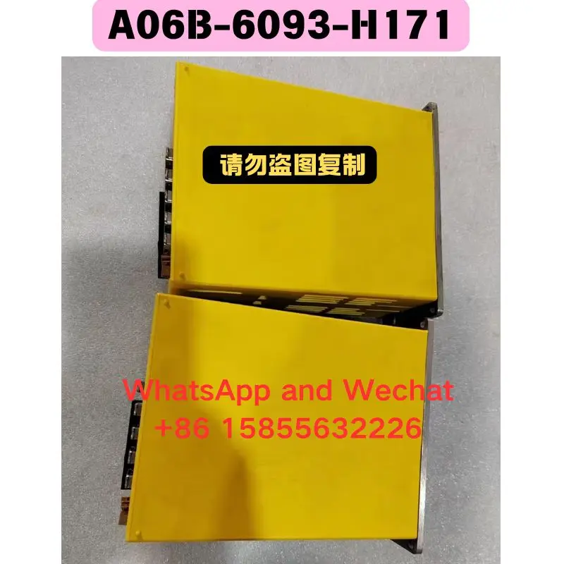Used OEM disassembled parts Driver A06B-6093-H171 Functional test OK Fast Shipping