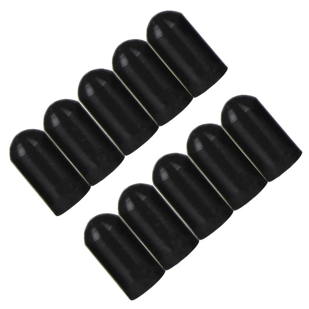 

10Pcs Silicone Drumstick Silent Tips Mute Drum Stick Protectors Covers Practice Accessories Red