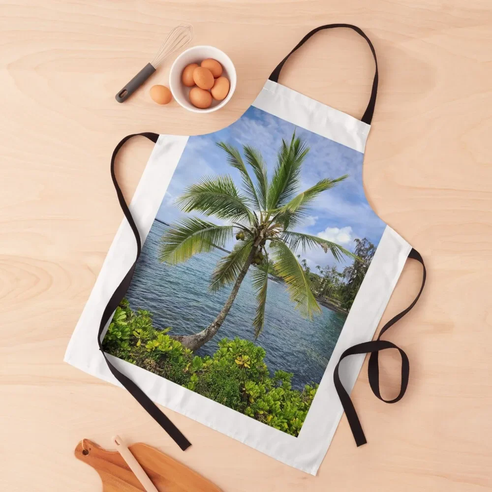 

Hawaii Coconut Tree Apron Art For Home Accessories Apron