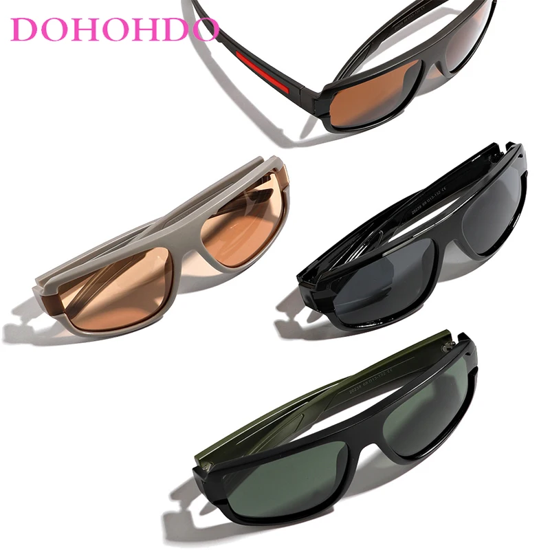 DOHOHDO TR90 Polarized Sunglasses For Women Men Y2K Punk Sport Sun Glasses Personalized Trend Brand Designer Eyewear Shade UV400