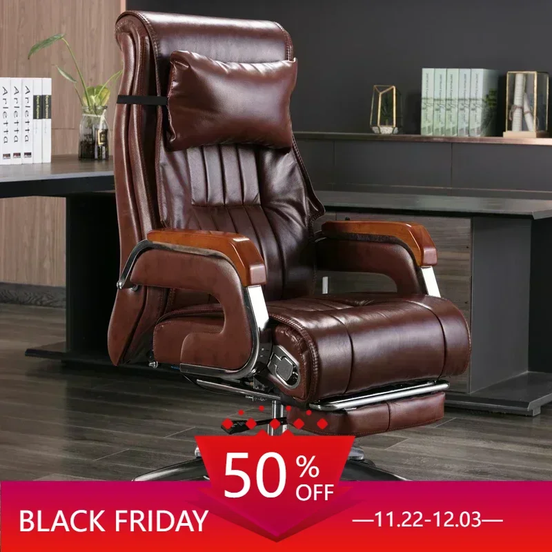 Comfy Executive Office Chairs Desk Leather Designer Rolling Lounge Executive Computer Chair Desk Cadeira Gamer Luxury Furniture