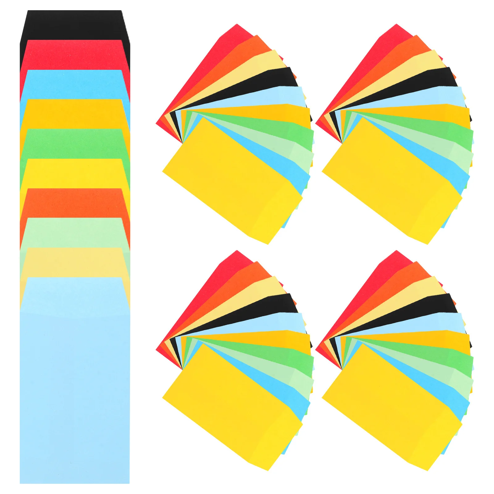 50pcs Colored Small Envelopes Paper Stationery Money Saving Budget Cash Storage For Coins Gift Wedding Invitation Letter Mailing