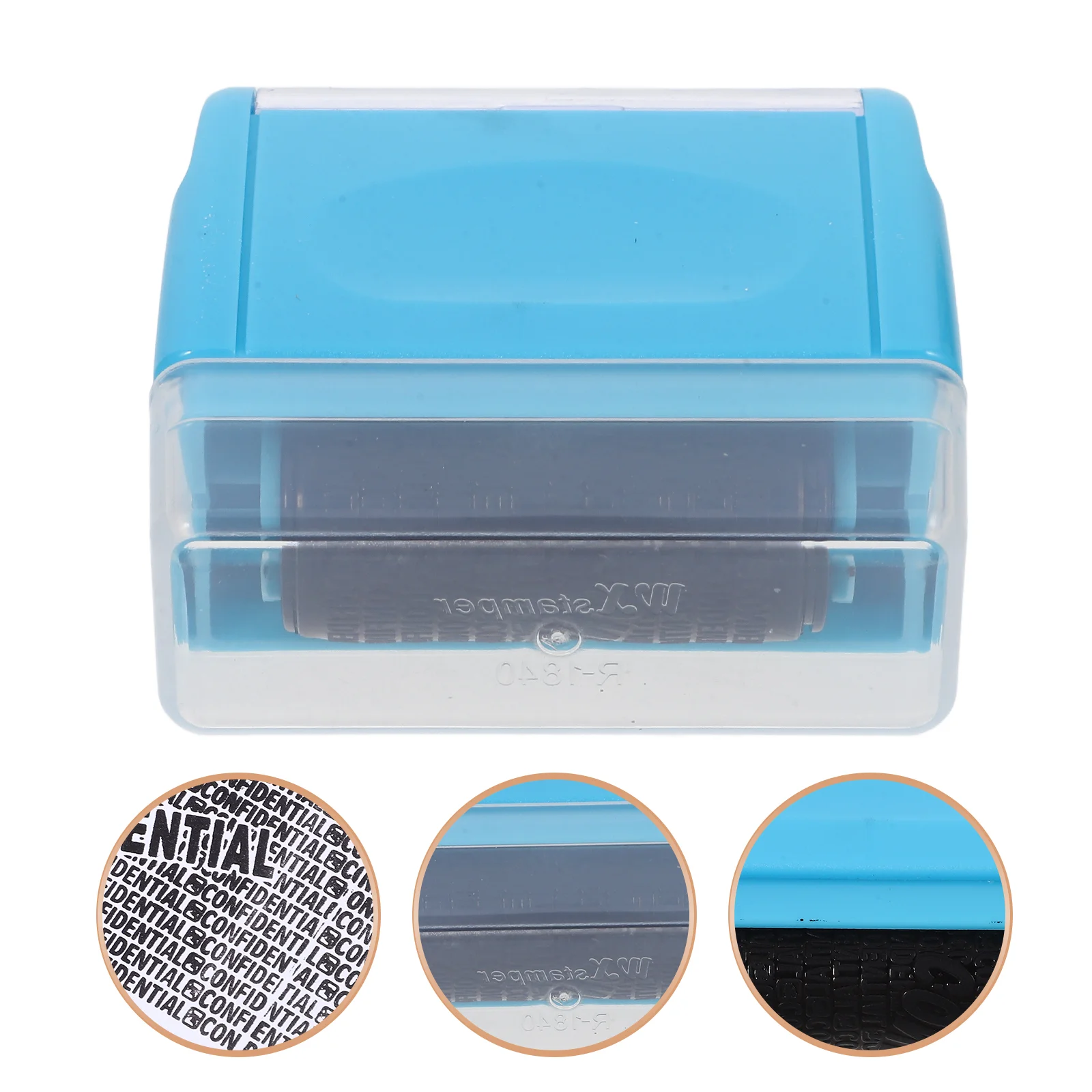 Confidentiality Seal Stamps Identity Theft Protection Roller Privacy Accessory Secret Smudge Pen Unpack