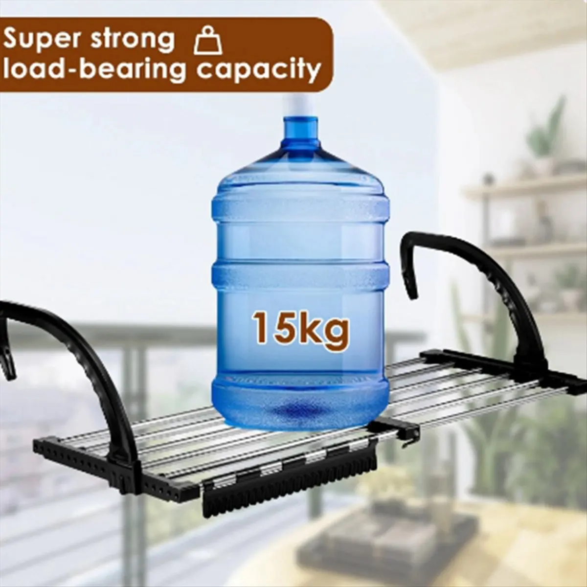 2026 + المبرد الملابس Airer طوي المبرد تجفيف الرف 42-72 سنتيمتر للتمديد المبرد الملابس تجفيف الرف شرفة #3