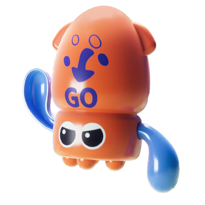 New children's bath toys with winding chains, children's water play and bath toys, octopus water toys