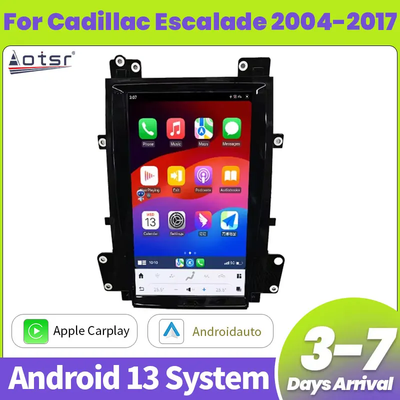 

Магнитола на Android 13, 6 + 128 ГГц для Cadillac Escalade 2004-2017, GPS-навигация, головное устройство, мультимедийный плеер, аудио, стерео