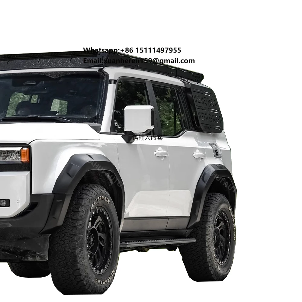 

FOR Toyota Prado Land Cruiser LC250 2024 2025 SUV 4X4 ABS Black Fender Flare Offroad Accessories