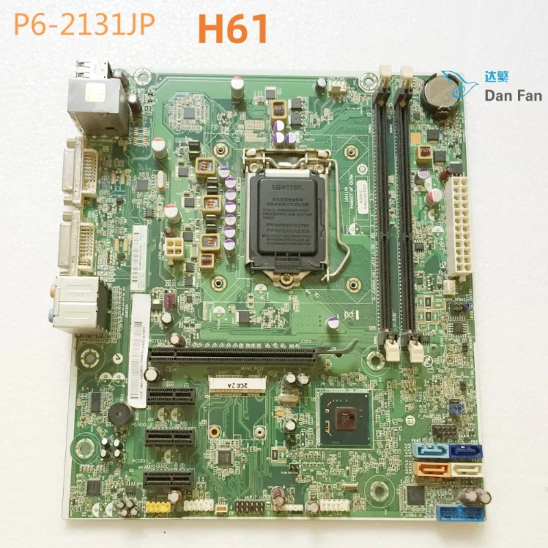 

For HP P6 H61 Motherboard 696233-001 698346-501 670960-001 LGA 1155 H-JOSHUA-H61-uATX 100%Tested