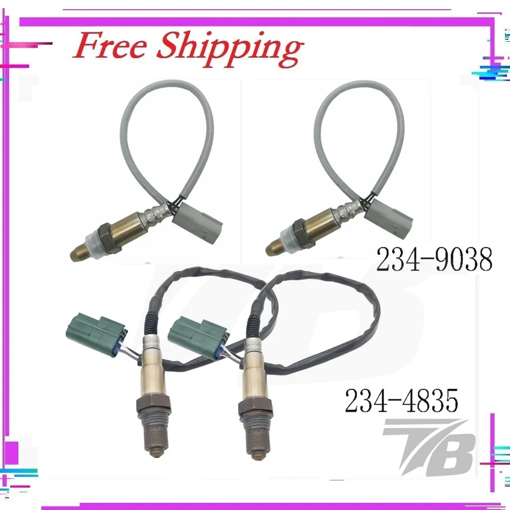 4Pcs Oxygen Sensor For 2008-2013 Nissan Armada Titan Pathfinder  Pickup 4-Door 5.6L Upstream+Downstream  234-9038 234-4835