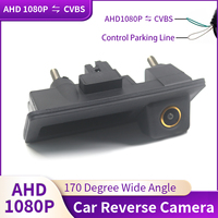 AHD 1080P Car Trunk Tailgate Handle Reverse Camera For Volkswagen Passat Golf Polo B6 B7 Jetta Tiguan Touareg Audi A3 A4 A5 A6