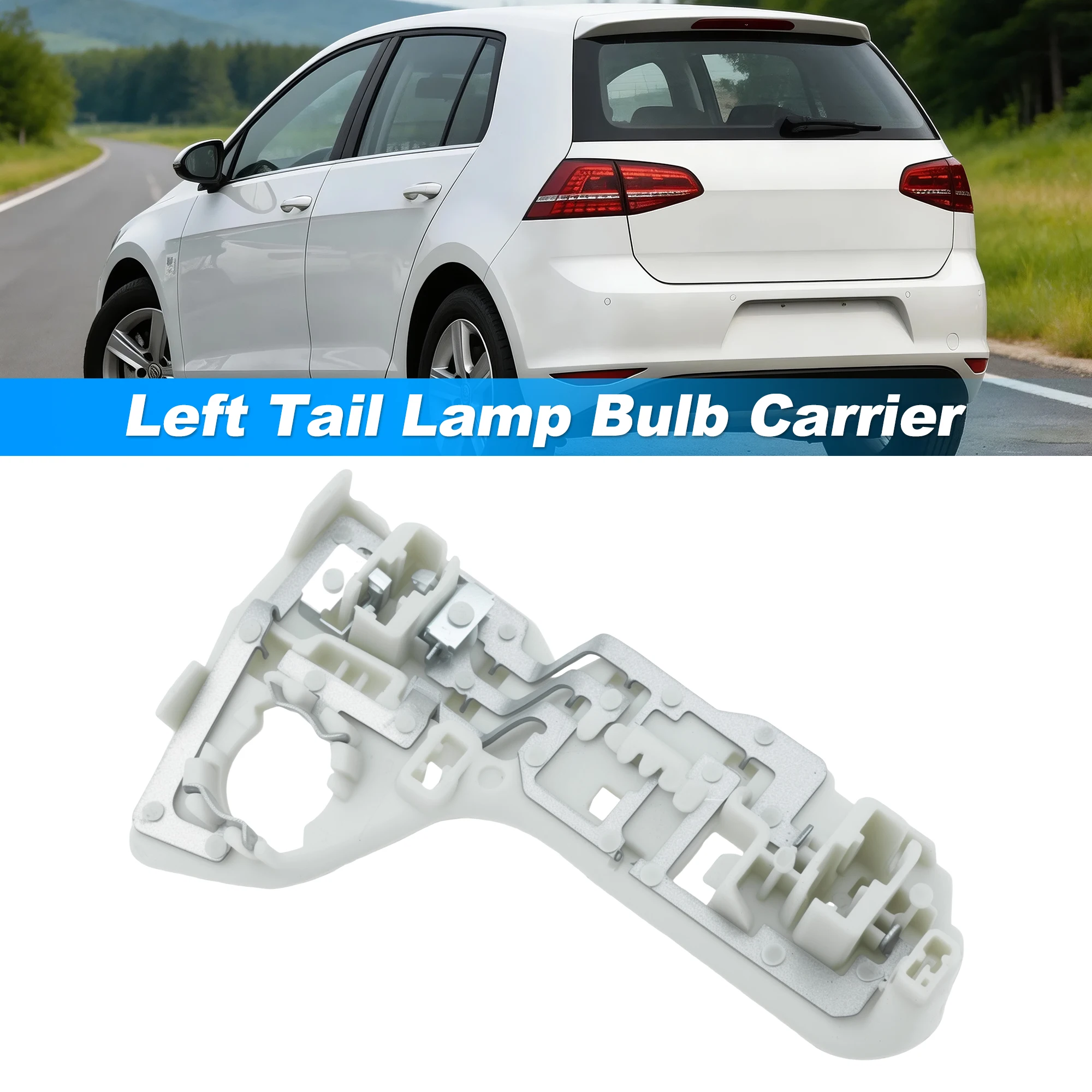 UXCELL 5G0945259A Left Tail Lamp Bulb Carrier for VW Golf Mk7 2013 2014 2015 2016 2017
