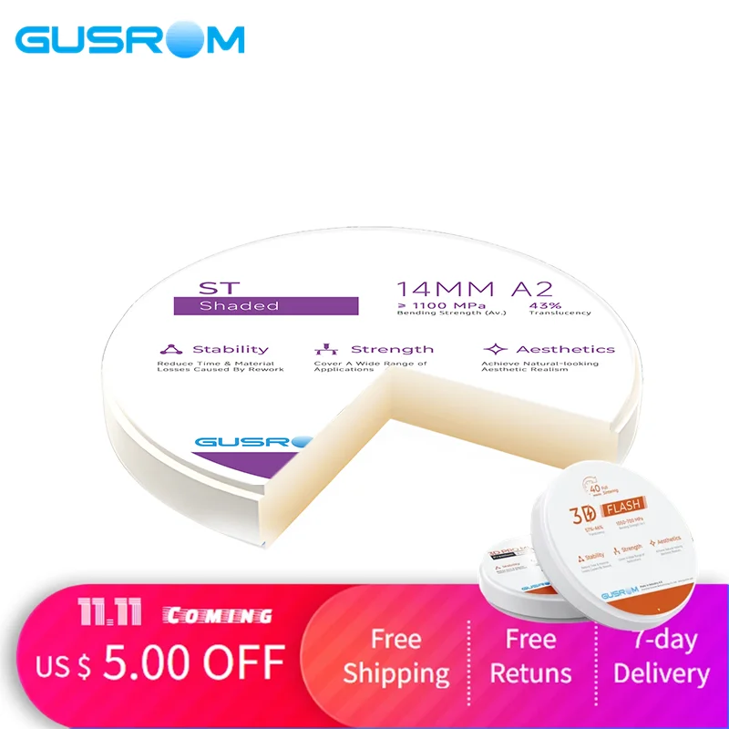 Gusrom Zirconia Block Стоматологический