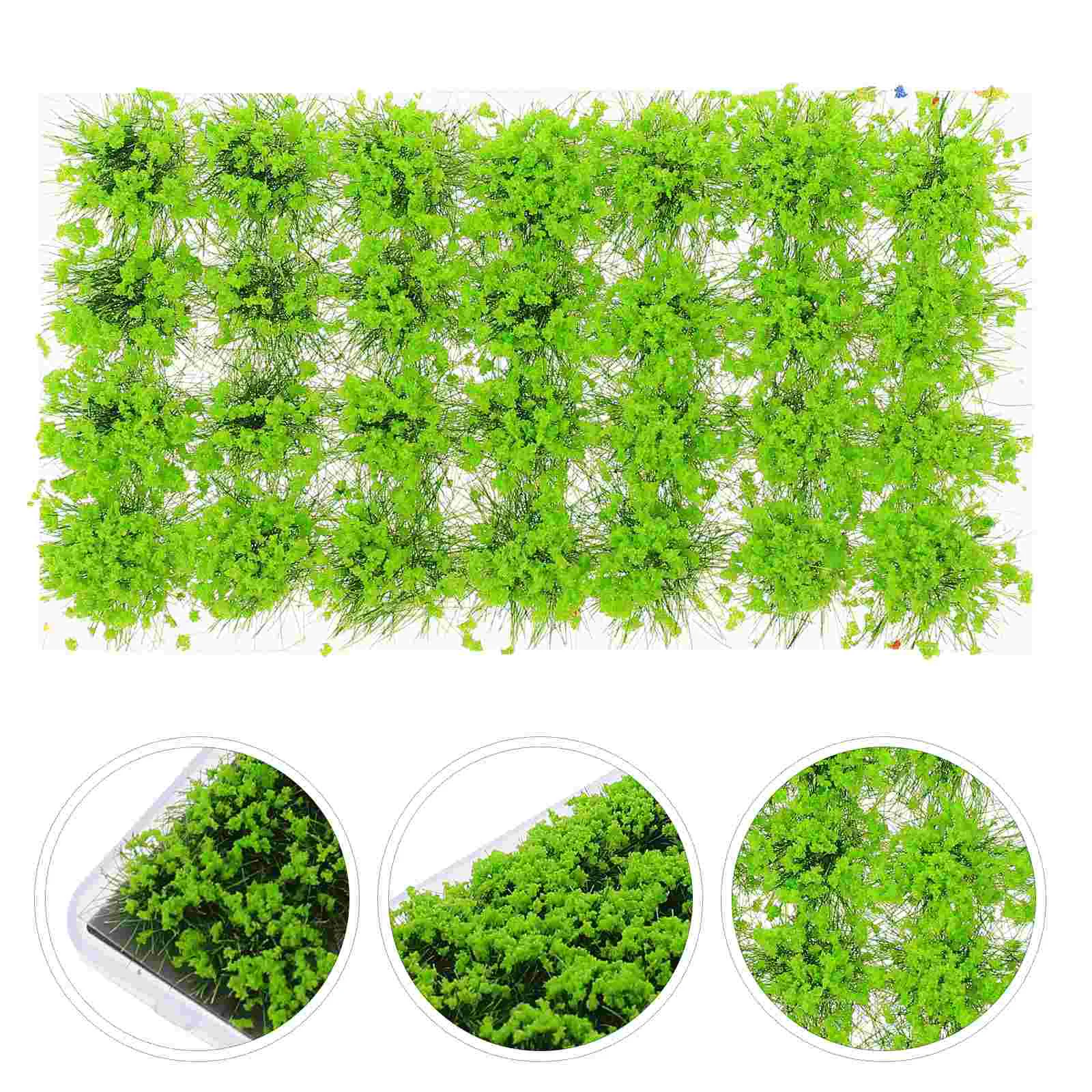 

Bouquet Artificial Grass Clusters Simulation Decorate Static Tuft Model Flower DIY Miniature Scenery