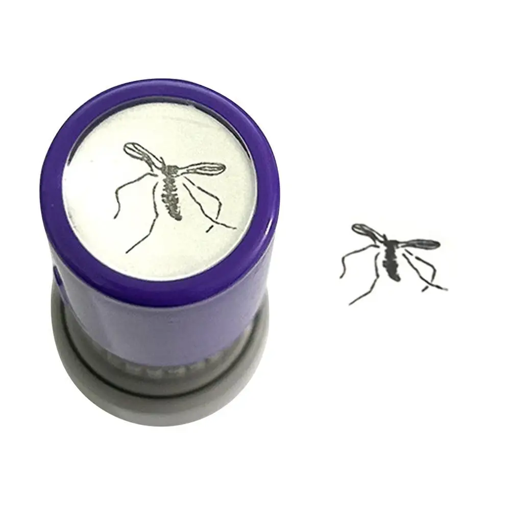 

Mosquito Stamp for Kids Self Ink Stamps Face Seal Scrapbooking DIY Painting Trick a Friend Mosquito Assorted Stamps Children Toy