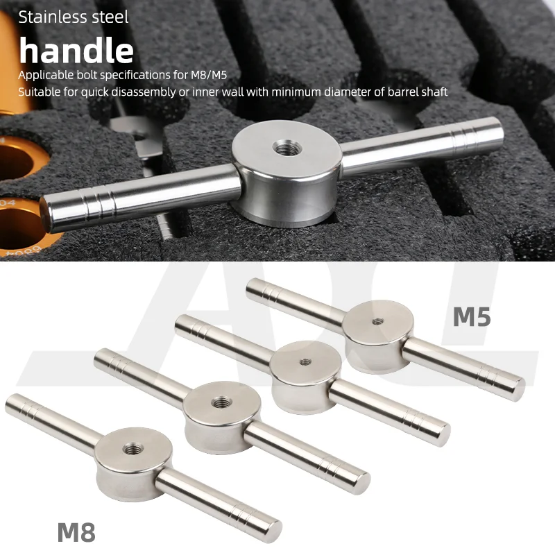 Aluminum Alloy Bicycle Bearings Pressing Tool Barrel Shaft Bearing Installation Removal Hub Tower Quick  Release Wheel Set Tool