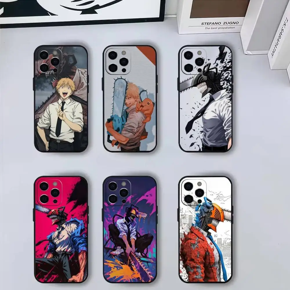 

Dark fantasy C-Chainsaw M-Mans Phone Case Silicone Soft For IPhone 17 16 15 14 13 12 11 X XR Plus Pro Max Plus