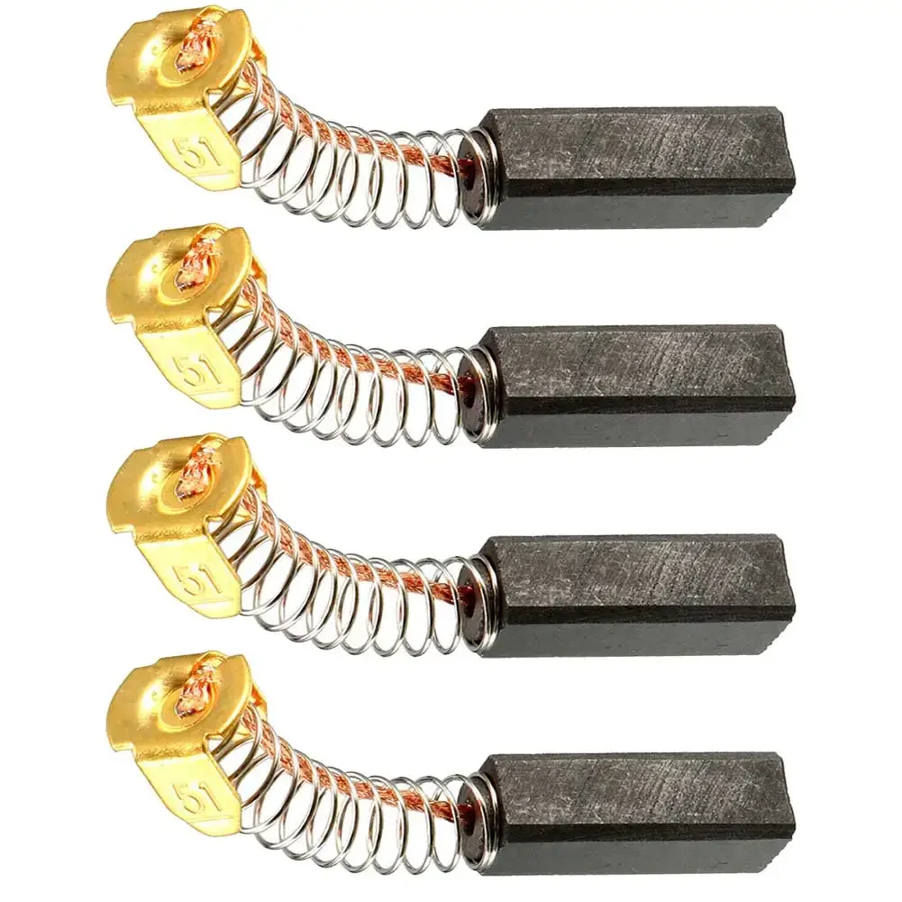 Wymienne szczotki węglowe silnika 4 szt. 20 mm x 7 mm x 6 mm do ulepszonej wydajności silnika Nadaje się do różnych narzędzi