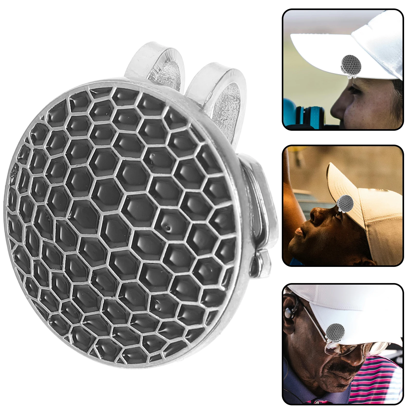 

Golf Accessories Hat Clip Ball Stencil Marker Cap Detachable Convenient White Accessory