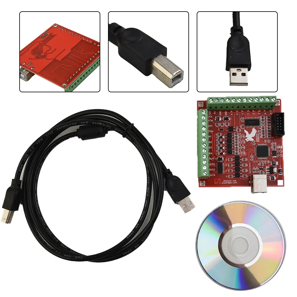 4 Axis Motion Controller with USB Connectivity Maximum Step Pulse Frequency of 100KHz for Reliable Performance