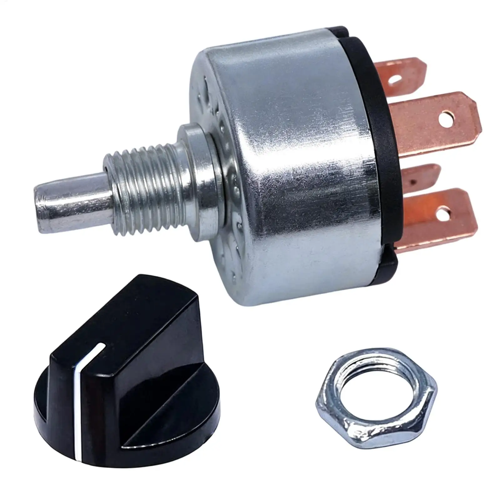 4 Positions Selector Knob Dustproof 3 Speed 16A 120VAC 12A 250VAC Rotary Cam Selector Knob for Industrial Control Control Panel