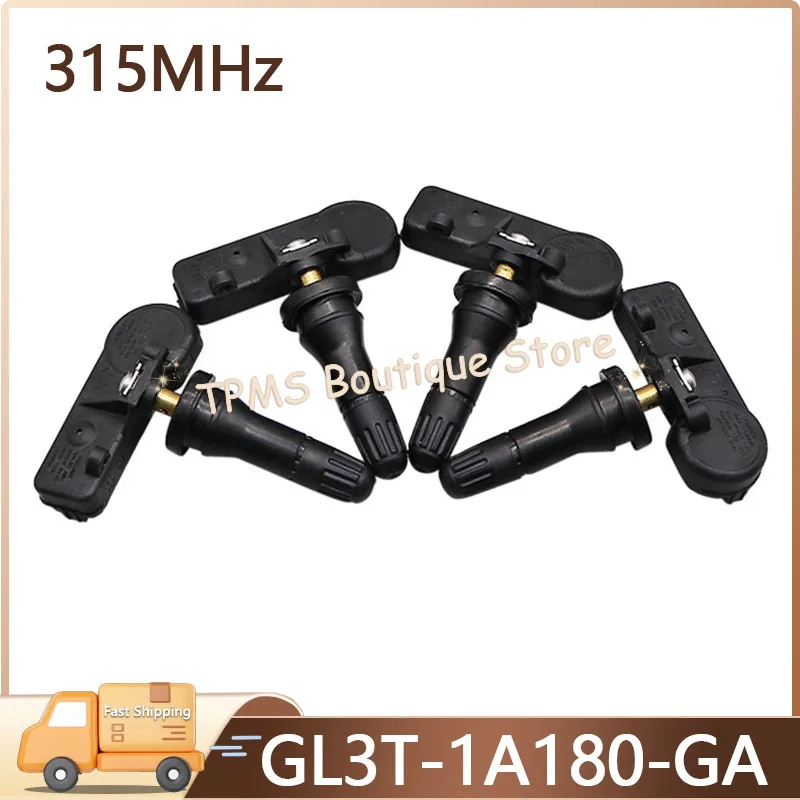 

GL3T-1A180-GA TPMS Sensors Set Of 4 For Ford F-150 Reg/Ext For Ford Expedition Max 2017-2022 315MHz Tire Sensor Pressure