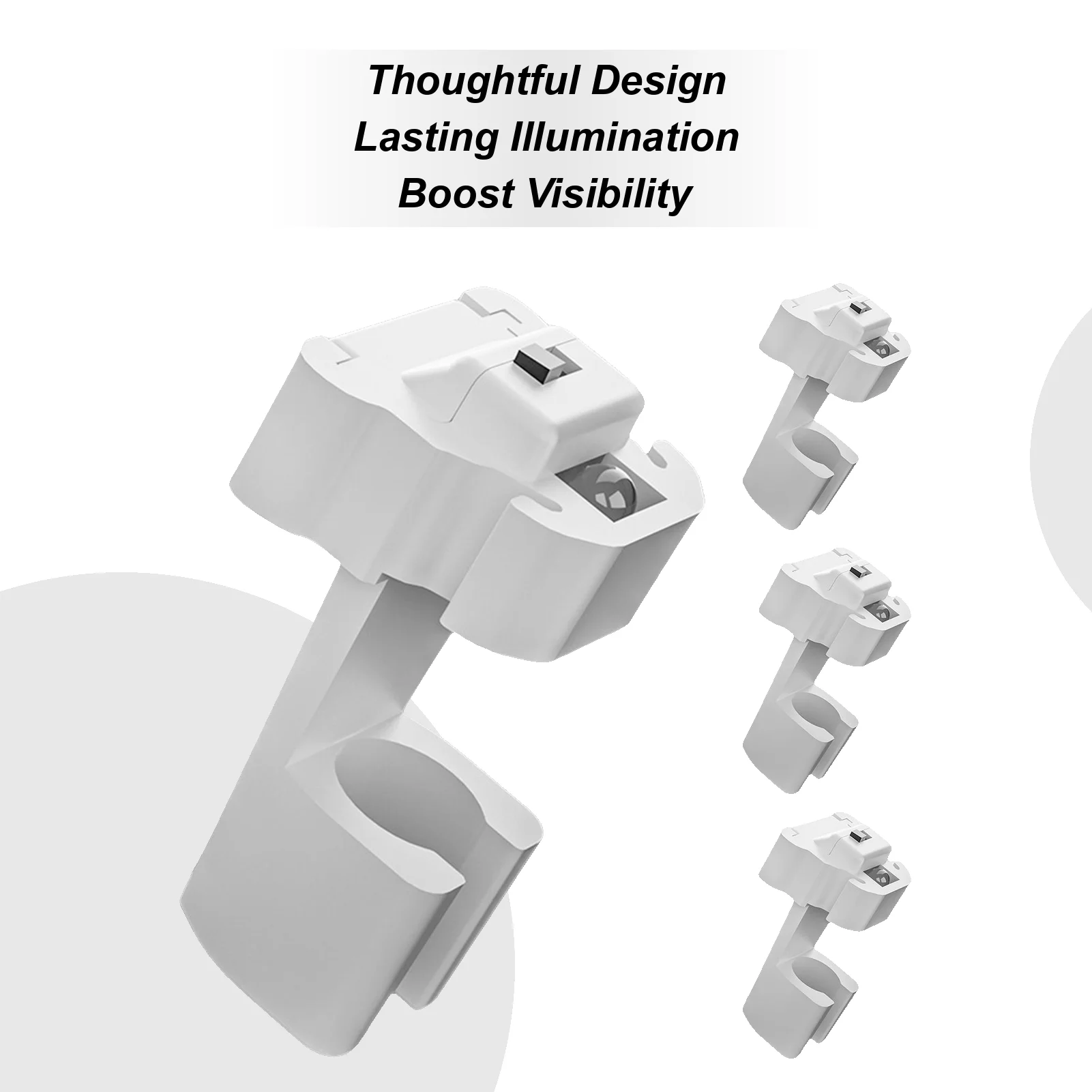

Подсветка ракетки, 4 шт., зажим для ракетки для бадминтона, портативная тренировочная лампа для тренировок на заднем дворе, групповые занятия в ночное время
