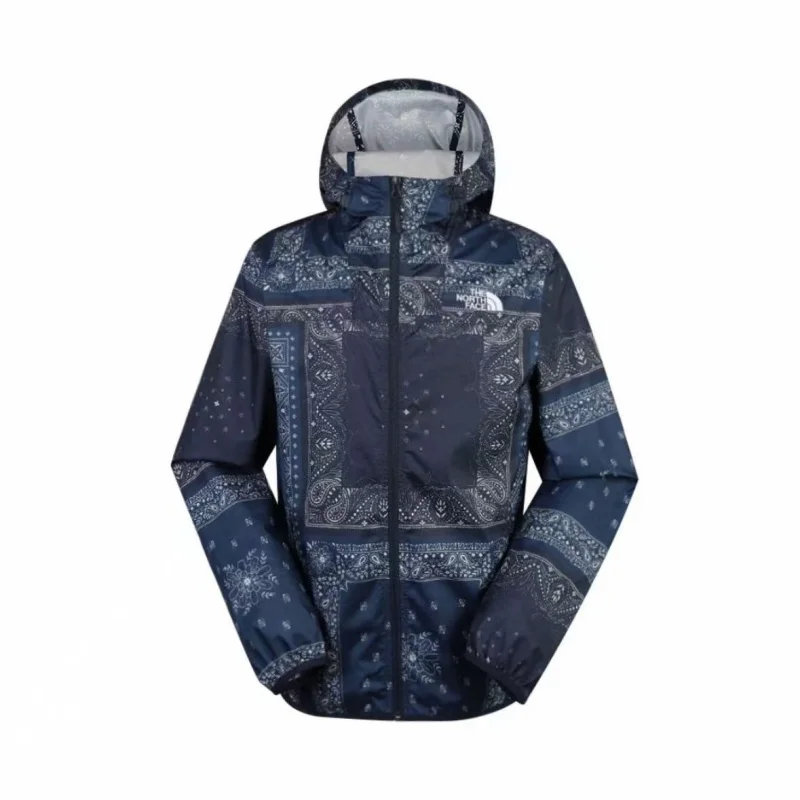 THE NORTH FACE Unisex Loose Cashew Print Outdoor Casual Ski Waterproof Breathable Down Jacket Hooded Warm Winter Coat