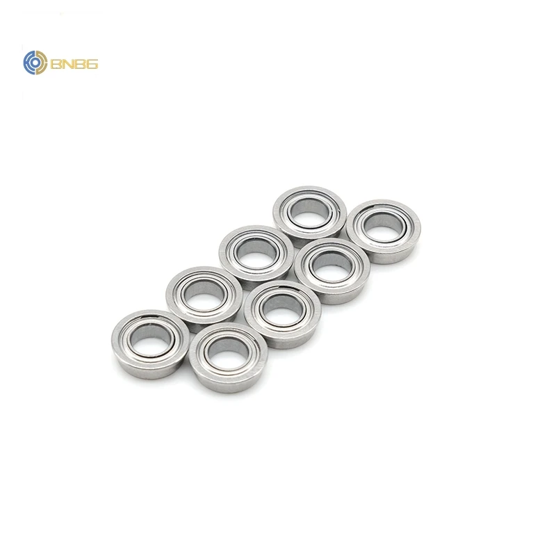 10Pcs MF106ZZ Flange Bearing 6x10x3 mm ABEC-7 Miniature Flanged MF106 Z ZZ Ball Bearings