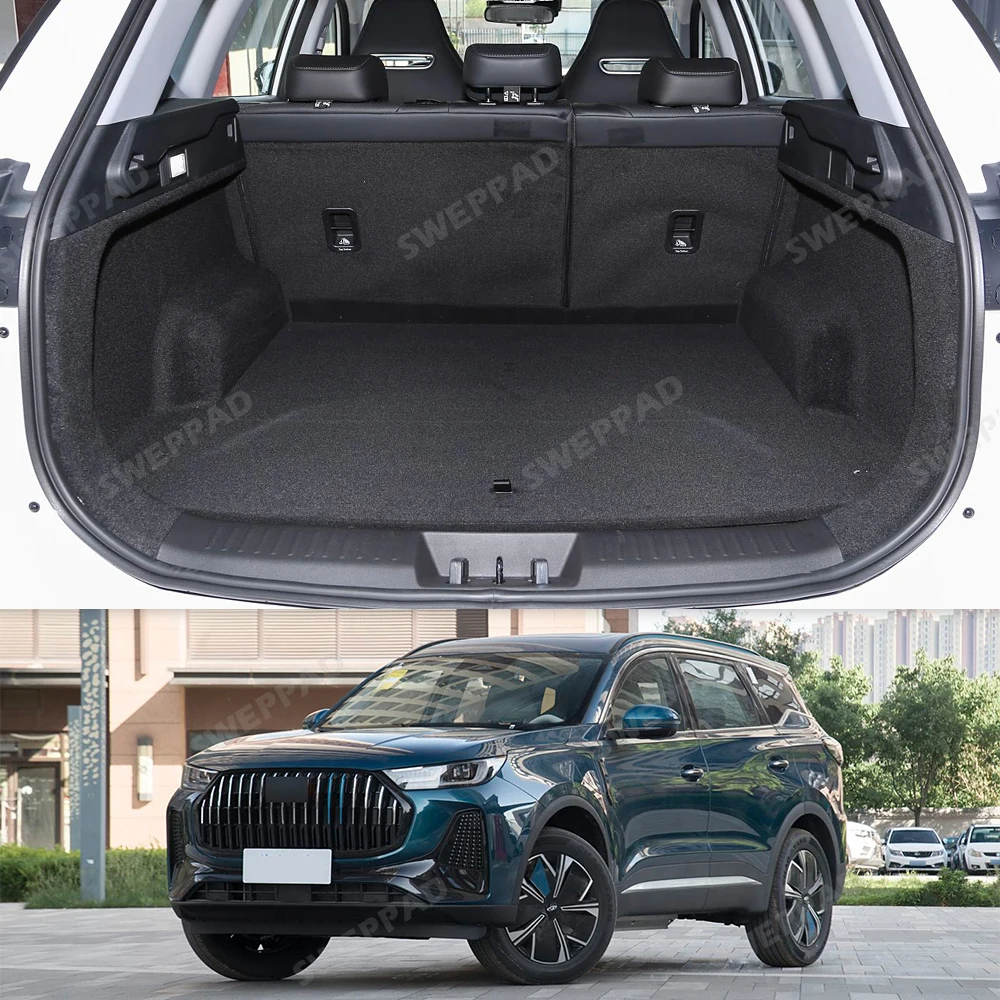 Cargo Liner For Chery Tiggo 7 Plus New Energy 2023 Car Trunk Mat All Weather Rear Cargo Mat Protection Interior Accessories