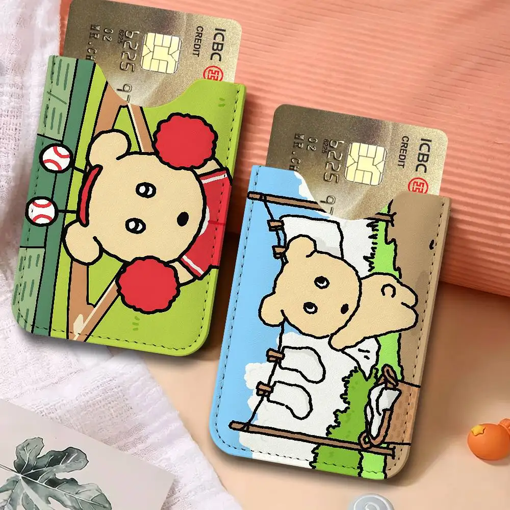 G-Ggamja Men's Genuine Leather Mini Card Wallet, Ultra Thin Credit Portable Business Card & Transit Bus Card
