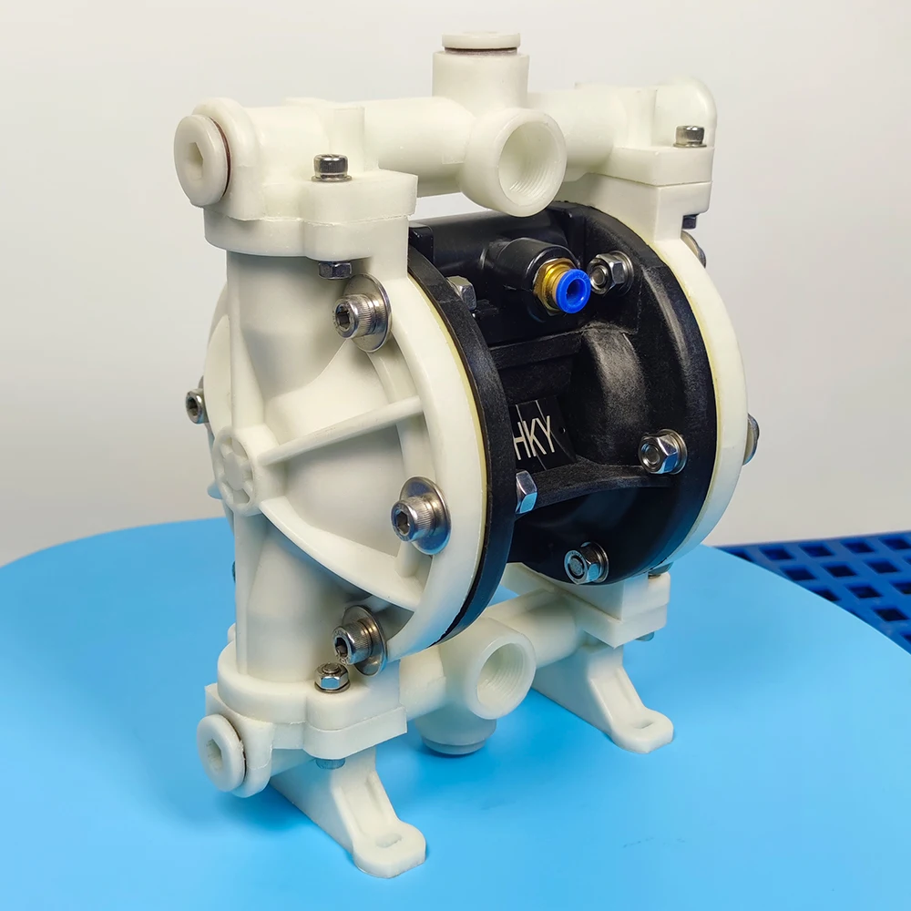 1/2-inch Dosing Pump KY-15SSD6JJ Mini Plastic/Polypropylene Pneumatic Diaphragm Pump for Water Transfer Relatively Small Flow