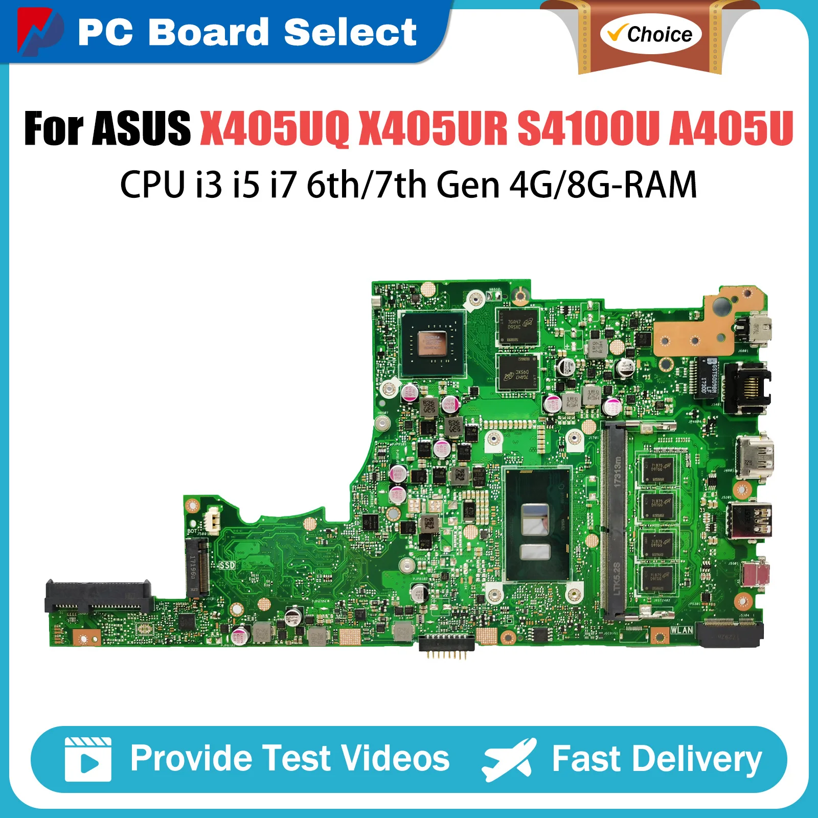 

For ASUS Motherboard X405UAP S4000U S4100U X405UA X405UB X405UQ X405UR X405URP 100% tested