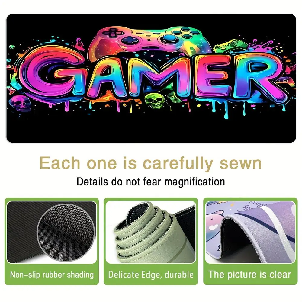 Gamer  Mouse Pad Large Computer Office Game Table Mats XXL Rubber Anti-slip Gaming Keyboard Mousepads Long Desk Pads