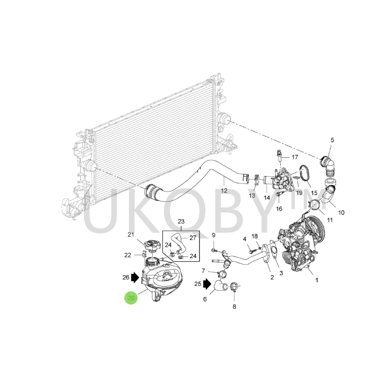 7T4Z3078A 7T4Z3079A 8T4Z3078A 8T4Z3079A Suitable for Fo rd Edge Right lower arm suspension triangle arm front suspension bracket