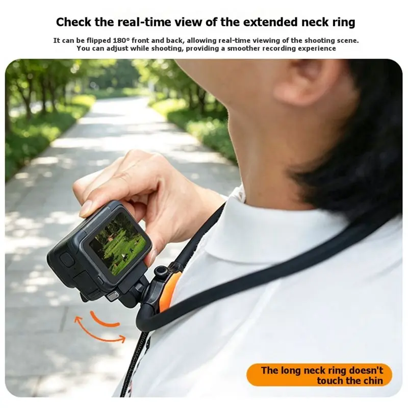 ABGI-Verstellbare Nackenhalterung für X4 Air X5 für Outdoor-Aktivitäten Zubehör für First-Person-Perspektivfotografie – Detail 6