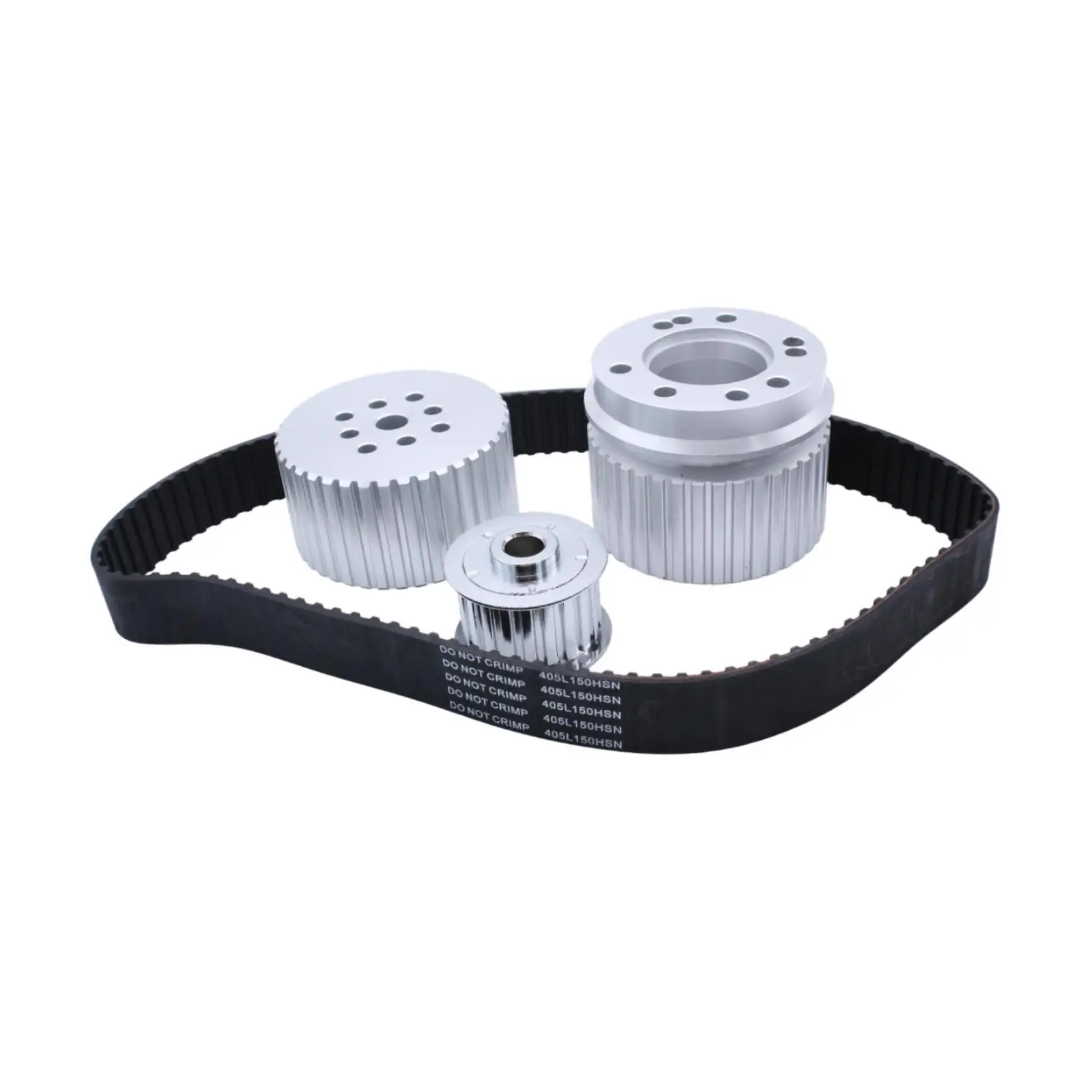 Belt Drive Pulley Kit Water Pump Pulley for Chevy Sbc Lwp 327 350 Engines Spare Parts Accessory Easily Install Lightweight