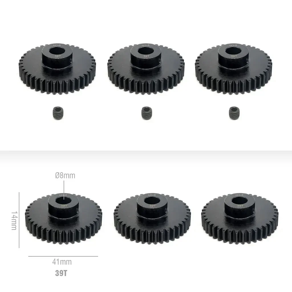 M1 8mm 13T 14T 15T 16T-20T 20T-25T 26T-30T 31T-49T Rondsel Motor Gear voor 1/5 ARRMA 4WD Outcast 8S EXBRC Auto RC Motor