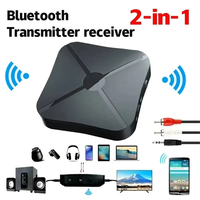 KN319 Bluetooth Transmitter Receiver 2 in 1 Stereo Audio Receiver Converter Wireless Adapter With RCA 3.5mm AUX For Car