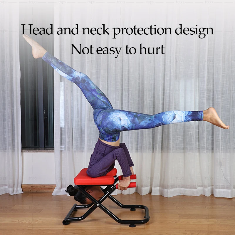 Multi-Function Yoga Headstand Bench Pilates Yoga Shoulder Stand Yoga Inversion Chair Folding