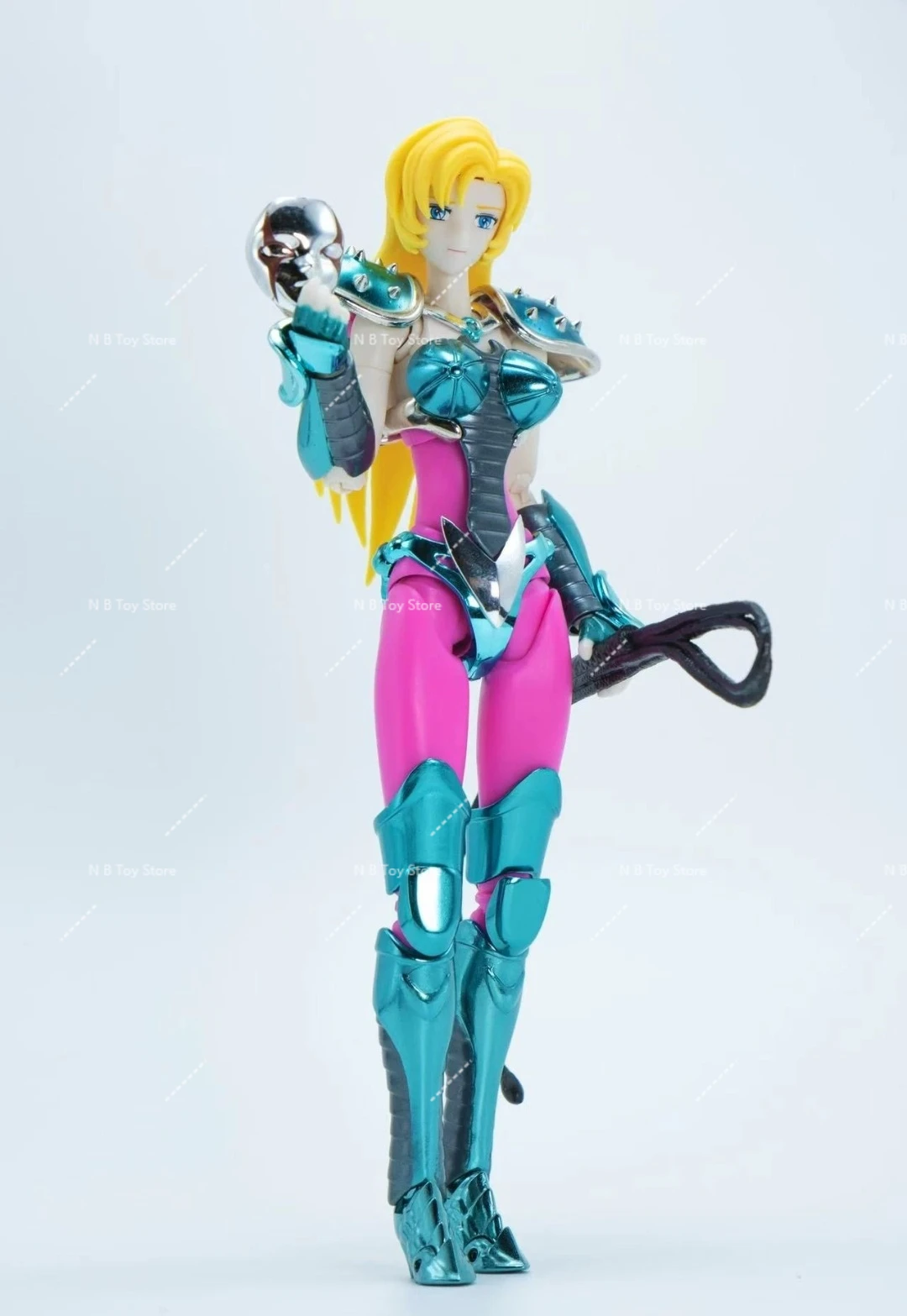 Medio punto GT Saint Seiya Myth Cloth Ex Camaleón Junio Figura de acción Caballeros del zodiaco plateado