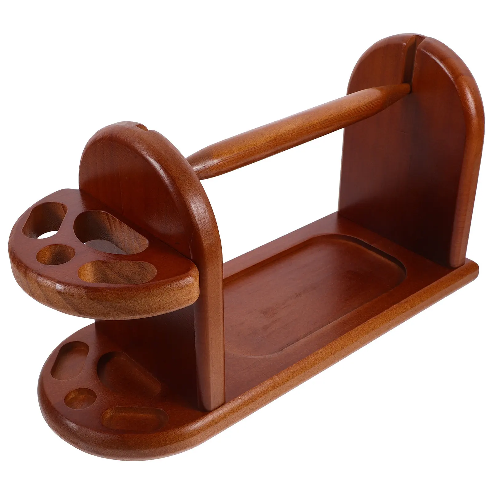 

Premium Wooden Yarn Holder for Crocheting Knitting Sewing Embroidery Spool Rack Stable Base Thread Storage Stand DIY Gift
