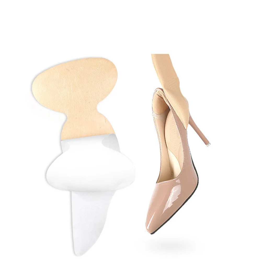 2 قطعة قبضة كعب للكعب العالي مكافحة ارتداء قدم ملصق نفطة منصات وسادة الحذاء عدم الانزلاق نعل حامي النساء السود