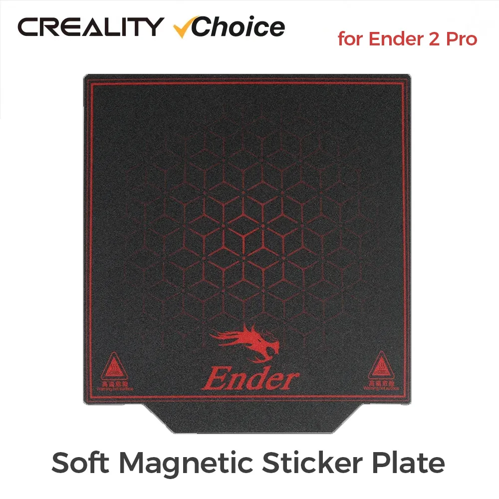 Creality Ender 2 Pro Soft Magnetic Sticker Plate 185*170*1mm Creality 3D Printer Parts for Edner 2 Pro Heated Bed