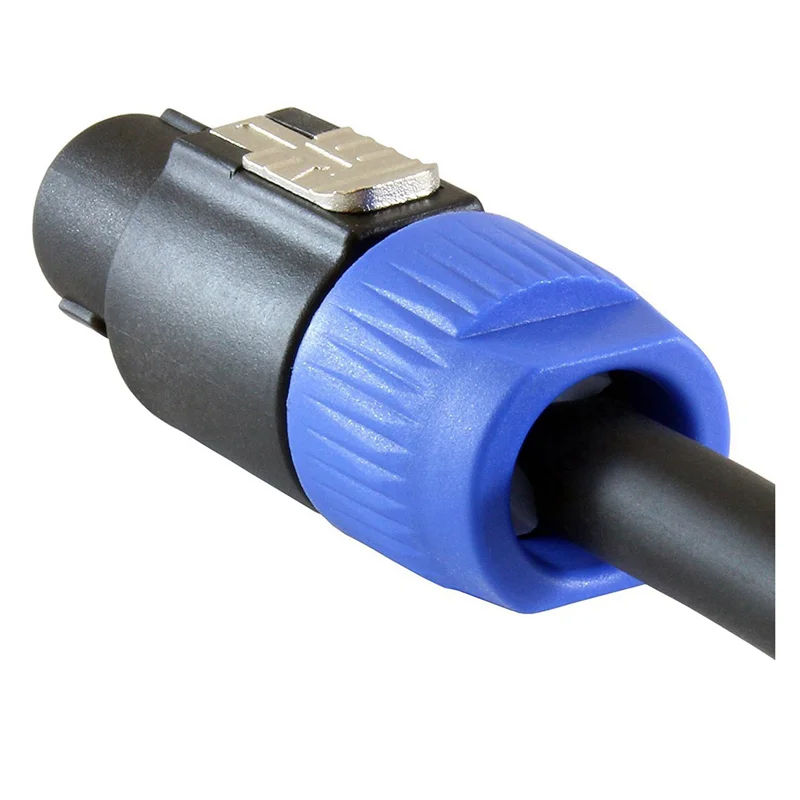 -A96Z Lautsprecherstecker Twist Lock 4-poliger Lautsprecherstecker kompatibel mit Neutrik Speakon NL4FC, NL4FX, NLT4X, NL2FC – 12er-Pack