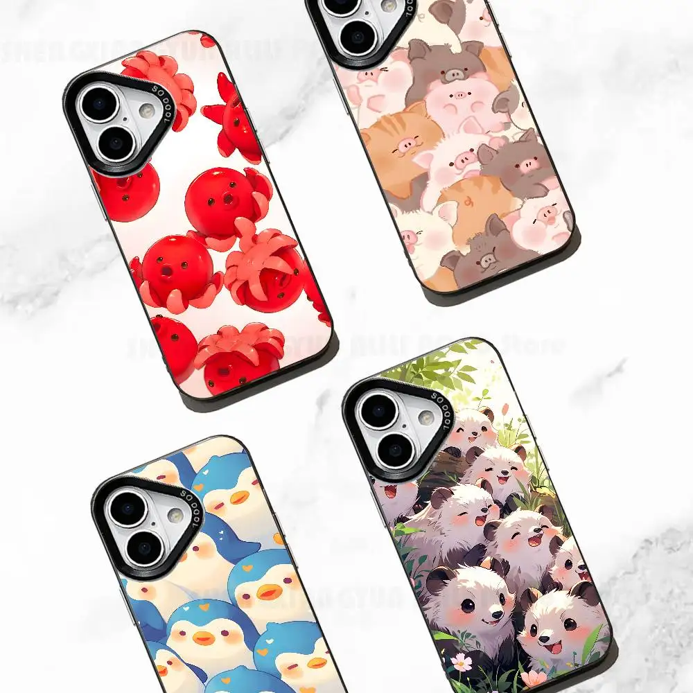 

Pattarn Animals Case For IPhone 11 12 13 14 15 16 17 Pro Max XS X XR Cover