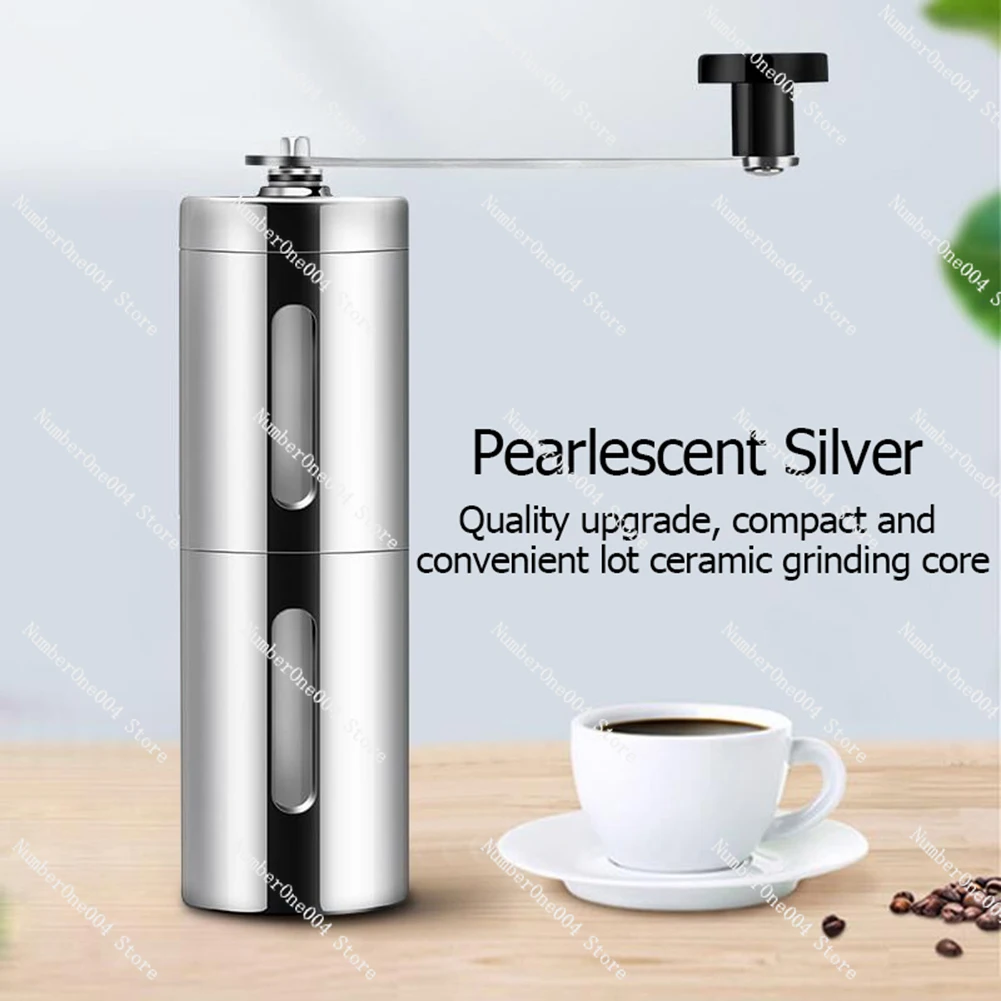 

Mini Hand Manual Ceramic Coffee Machine Portable Stainless Steel Pepper Grinder Adjustable Ceramic Coffee Bean