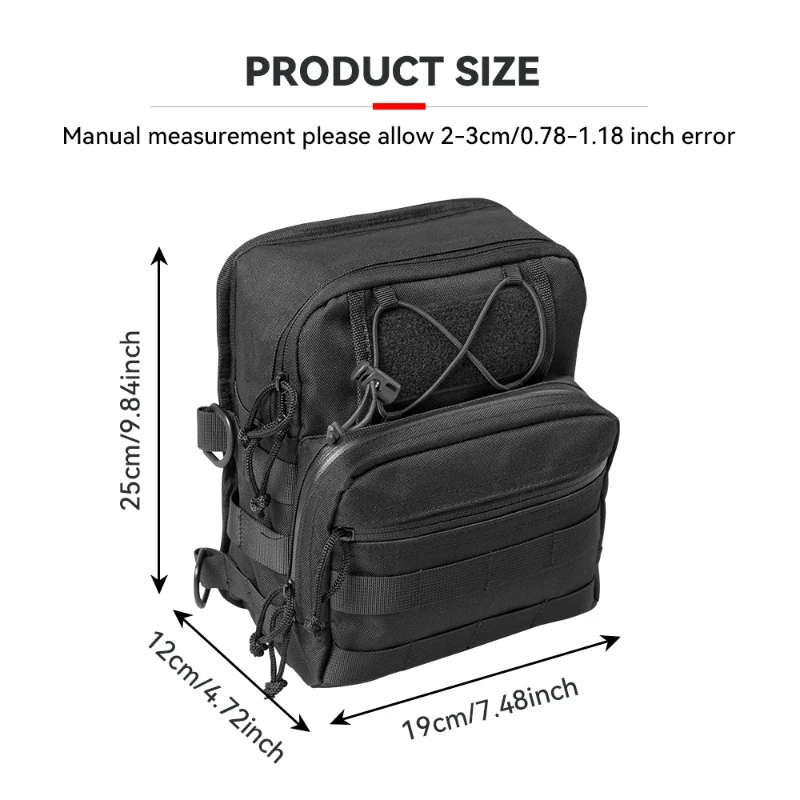 Motorcycle Sissy Bar T-Bar Handlebar Bag For Harley Softail Dyna Sportster FXBB Custom Front Handle Bars Bags Tool Bag Travel