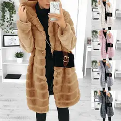 Modern Coat Thickening Solid Color 6 Colors All Match Women Hooded Jacket